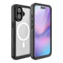 Vāciņš 4smarts iPhone 17 16 cm (6,3 collas) Melns Caurspīdīgs