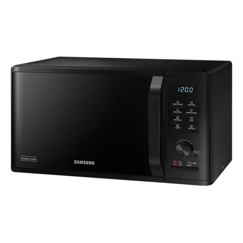 Samsung MG23B3515AK/EN mikroviļņu krāsns Black Grill, galda mikroviļņu krāsns, 23 L, 1250 W