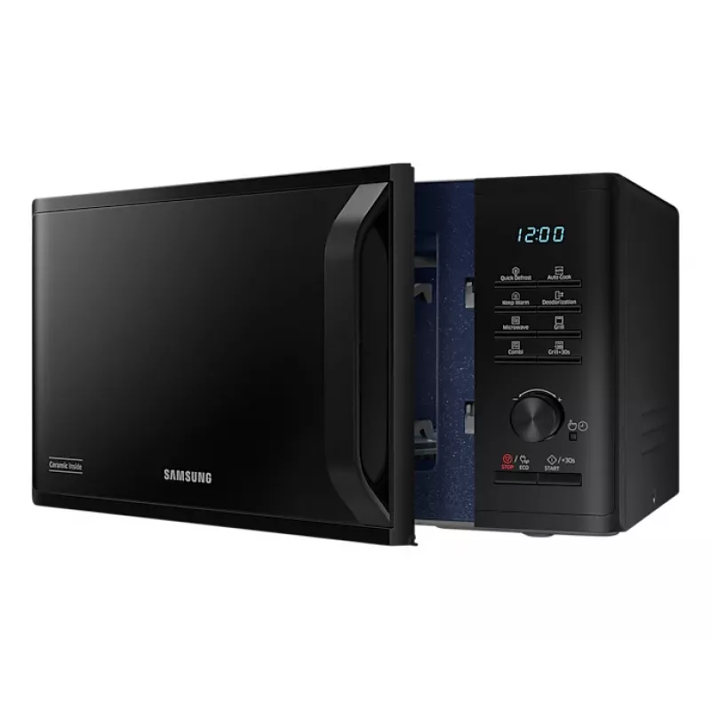 Samsung MG23B3515AK/EN mikroviļņu krāsns Black Grill, galda mikroviļņu krāsns, 23 L, 1250 W