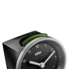 Braun BC07SB-DCF Kvarca modinātājpulkstenis melns, sudrabots
