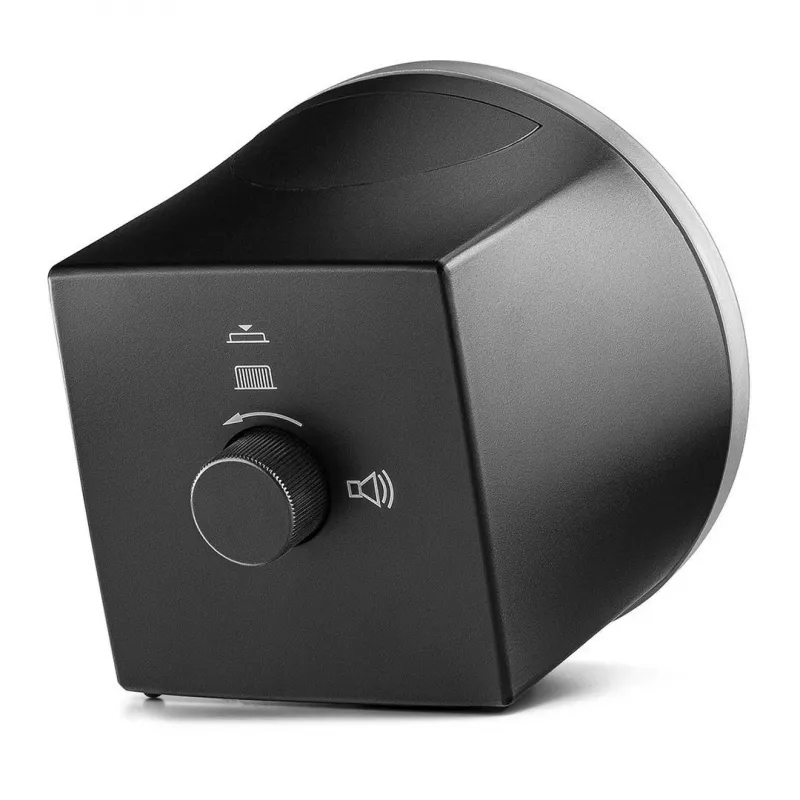 Braun BC07SB-DCF Kvarca modinātājpulkstenis melns, sudrabots