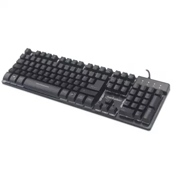 USB tastatūra Manhattan Gaming Metal Base Edition