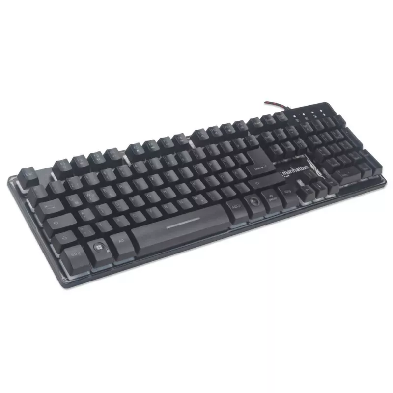 USB tastatūra Manhattan Gaming Metal Base Edition