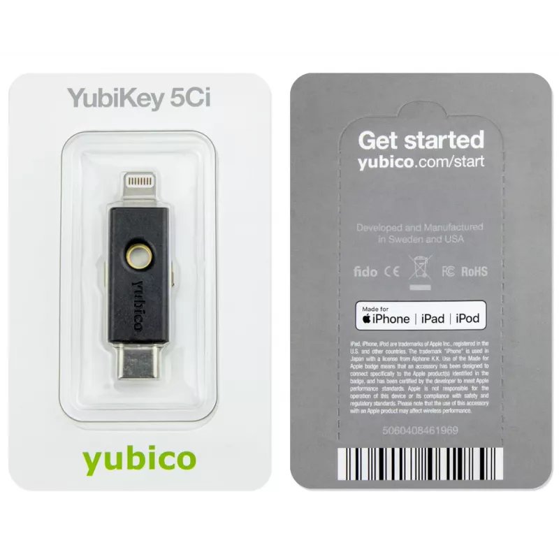 Drošības atslēga Yubico YubiKey 5Ci