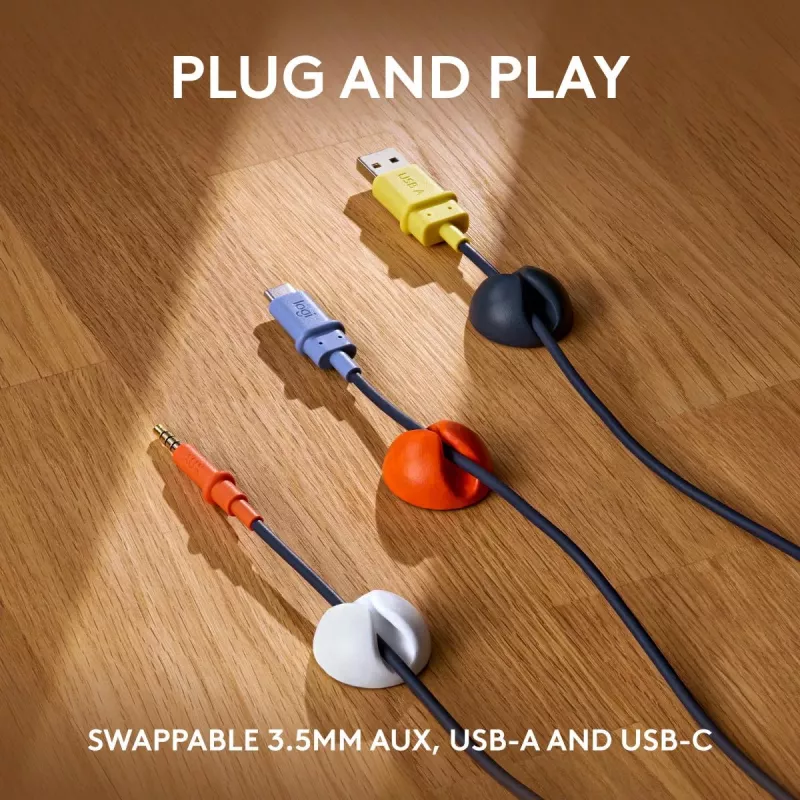 LOGITECH Zone Learn - USB-C - Austiņas - Uz auss - Klasiski zila