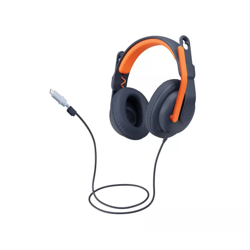 LOGITECH Zone Learn - USB-C - Austiņas - Uz auss - Klasiski zila