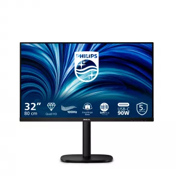 Philips 32B2U3601/00 datora monitors 80 cm (31,5 collas) 2560 x 1440 pikseļi Quad HD LCD Melns