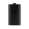 Uzlādes komplekts Microsoft Xbox One Play & Charge Kit — uzlādējams vadu baterijas bloks ar USB Type-C, melns, matēta apdare