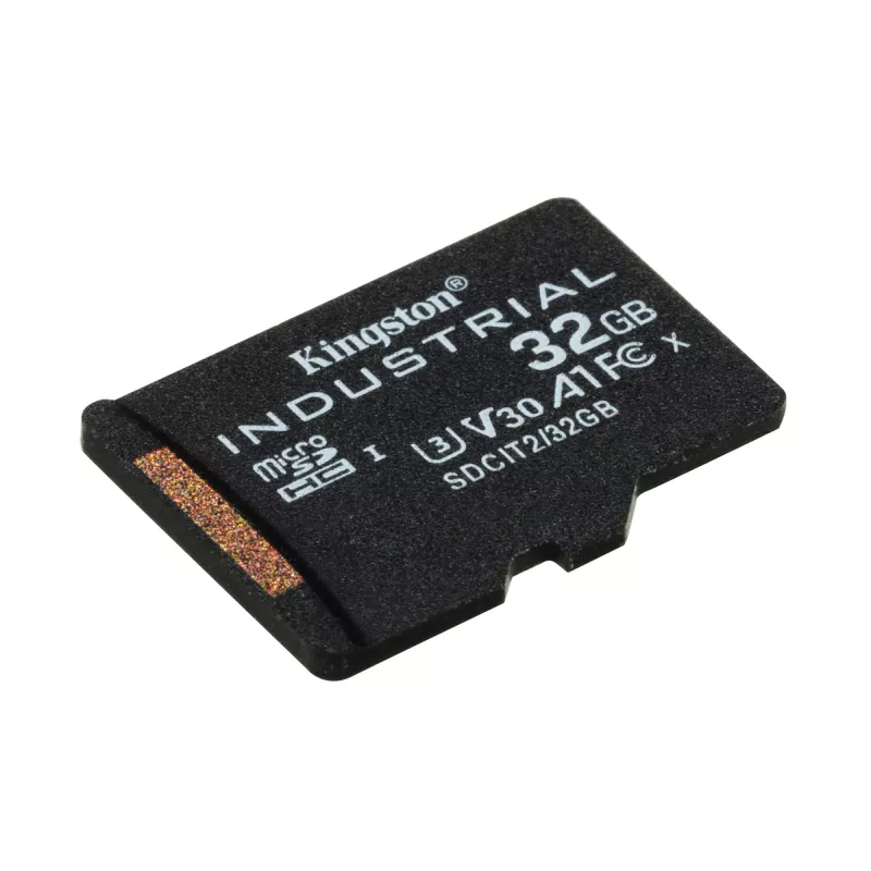 Kingston Technology 32GB microSDHC Industrial C10 A1 pSLC Card viena paka w/o Adapter