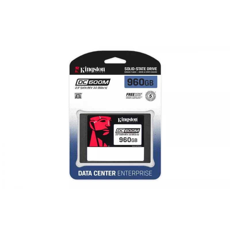 Kingston Technology 960G DC600M (Mixed-Use) 2.5” Enterprise SATA SSD