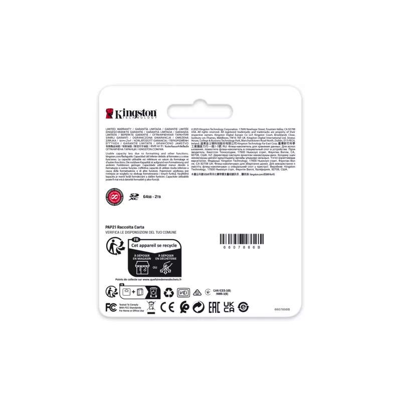 Kingston Technology 512GB Canvas React Plus SDXC UHS-II 280R/150W U3 V60 Full HD/4K