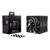 be quiet Pure Wings 3 140mm | PWM high-speed Triple Pack Computer case Fan 14 cm Melns 3 gab.