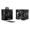 be quiet! Pure Wings 3 140mm | PWM Triple Pack datora korpusa ventilators 14 cm Melns 3 gab.