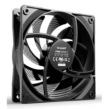 be quiet Pure Wings 3 120mm | PWM high-speed Triple Pack datora korpusa ventilators 12 cm melns 3 gab.