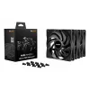 be quiet Pure Wings 3 120mm | PWM high-speed Triple Pack datora korpusa ventilators 12 cm melns 3 gab.