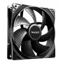 Datorkorpusa ventilators be quiet! Pure Wings 3 120 mm PWM 1600 RPM 84.8 m³/h 1.45 mmH2O rifle bearing melns 3-gab. komplekts