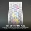 CORSAIR vidēja izmēra datora korpuss - 3000d RGB Airflow - Balts