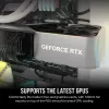CORSAIR vidēja izmēra datora korpuss - 3000d RGB Airflow - Balts