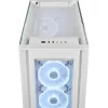 CORSAIR Mid-tower Smart Case - Icue 5000x - RGB Ql Edition Tempered Glass True - White