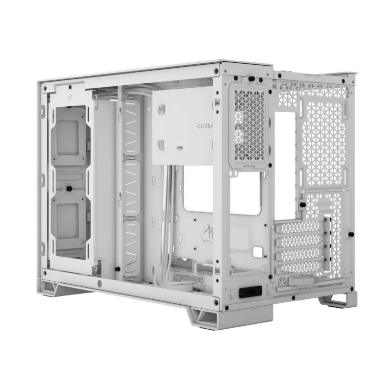 CORSAIR PC korpuss – 2500X vidēja izmēra divkameru PC korpuss – balts