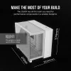 CORSAIR PC korpuss – 2500X vidēja izmēra divkameru PC korpuss – balts