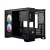 CORSAIR datora korpuss - iCUE LINK 2500X RGB Micro ATX divkameru melns