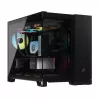 CORSAIR datora korpuss - iCUE LINK 2500X RGB Micro ATX divkameru melns