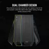 CORSAIR datora korpuss - iCUE LINK 2500X RGB Micro ATX divkameru melns