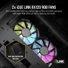 CORSAIR datora korpuss - iCUE LINK 2500X RGB Micro ATX divkameru melns