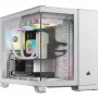 CORSAIR datora korpuss - Icue Link 2500x RGB Micro ATX dubultkameru balts