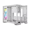 CORSAIR datora korpuss - Icue Link 2500x RGB Micro ATX dubultkameru balts