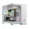 CORSAIR datora korpuss - Icue Link 2500x RGB Micro ATX dubultkameru balts