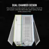 CORSAIR datora korpuss - Icue Link 2500x RGB Micro ATX dubultkameru balts