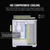 CORSAIR PC korpuss - 3500x Midi tornis - balts