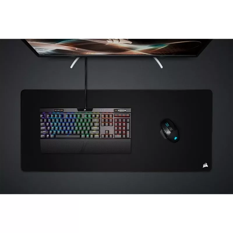 CORSAIR Spēļu Peļu Paliktnis - Mm350 Pro Augstākā Līmeņa Pretšļakatu Auduma Melns - Extended-xl
