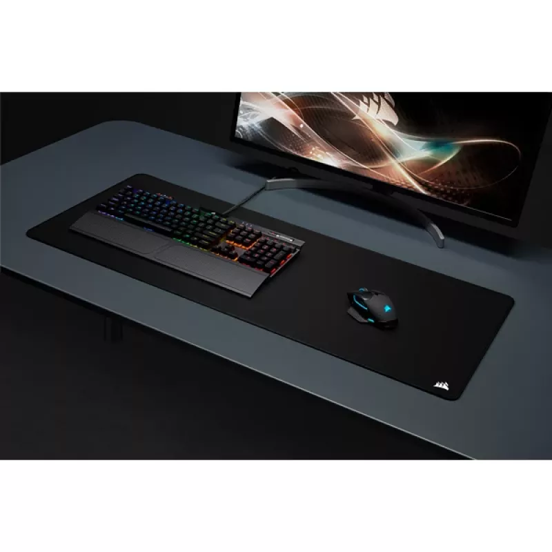 CORSAIR Spēļu Peļu Paliktnis - Mm350 Pro Augstākā Līmeņa Pretšļakatu Auduma Melns - Extended-xl