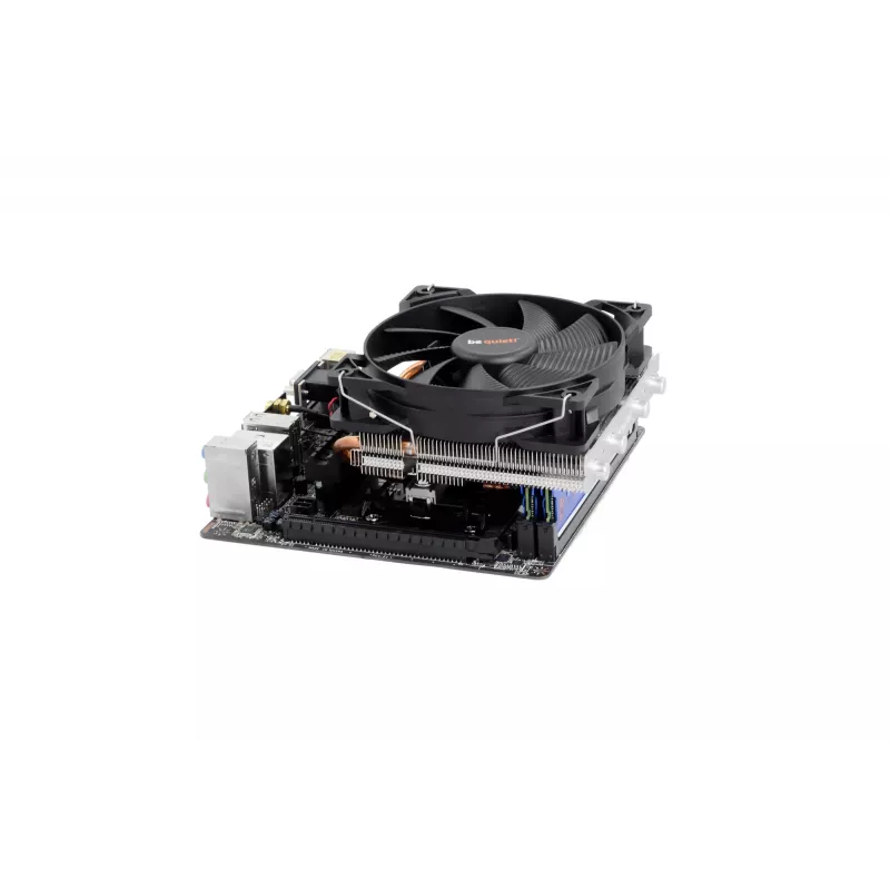 be quiet Shadow Rock LP CPU dzesētājs, viens 120mm PWM ventilators, Intel ligzdai: 1200 / 2066 / 1150 / 1151 / 1155 / 2011(-3) Square ILM, AMD ligzdai: AM2(+) / AM3(+) / AM4 / FM1 / FM2(+), 130W TDP, 75.4mm augstums