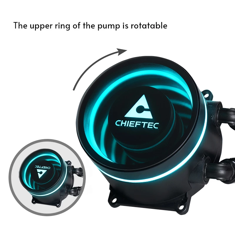 Šķidruma dzesētājs Chieftec ICEBERG 240 DARK