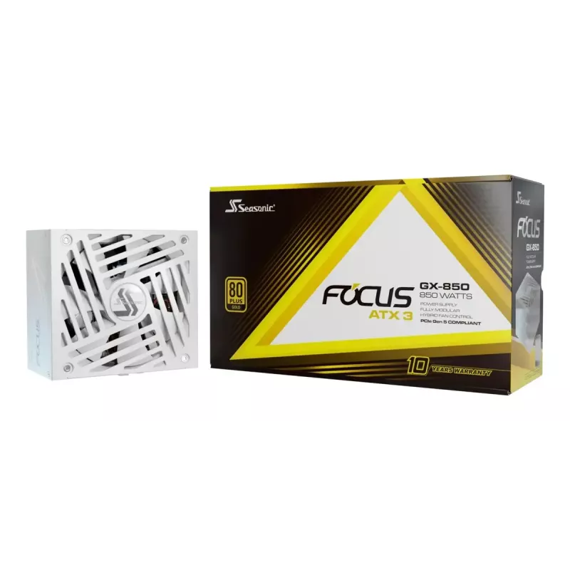 Barošanas bloks Seasonic Focus GX-850 850W 20+4 pin ATX Balts
