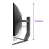 AOC AGON PRO AG346UCD datora monitors 86,4 cm (34 colli) 3440 x 1440 pikseļi Wide Quad HD QD-OLED Melns, Pelēks