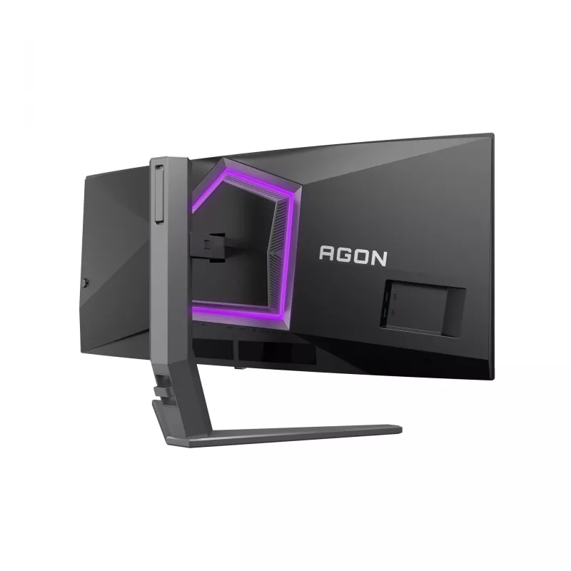 AOC AGON PRO AG346UCD datora monitors 86,4 cm (34 colli) 3440 x 1440 pikseļi Wide Quad HD QD-OLED Melns, Pelēks