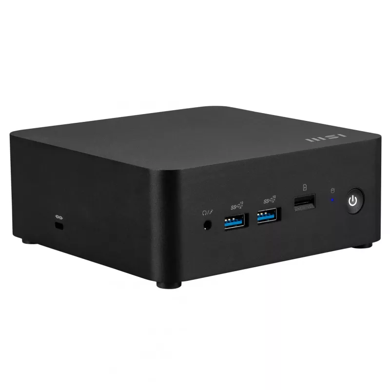 MSI Cubi NUC 1MG-019DE Intel Core 7 150U 16 GB DDR5-SDRAM 512 GB SSD Windows 11 Pro Mini PC Melns
