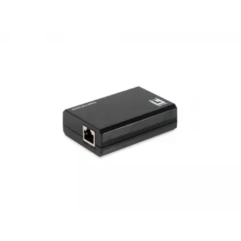 LevelOne Gigabit PoE bt uz USB-C PD 3.0 sadalītājs, IEEE 802.3af, IEEE 802.3at, IEEE 802.3bt, 10/100/1000Base-T(X), melns, Aktivitāte, Savienojums, Barošana, 0 - 40 °C, 0 - 70 °C