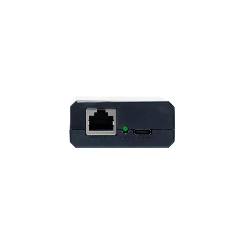 LevelOne Gigabit PoE bt uz USB-C PD 3.0 sadalītājs, IEEE 802.3af, IEEE 802.3at, IEEE 802.3bt, 10/100/1000Base-T(X), melns, Aktivitāte, Savienojums, Barošana, 0 - 40 °C, 0 - 70 °C