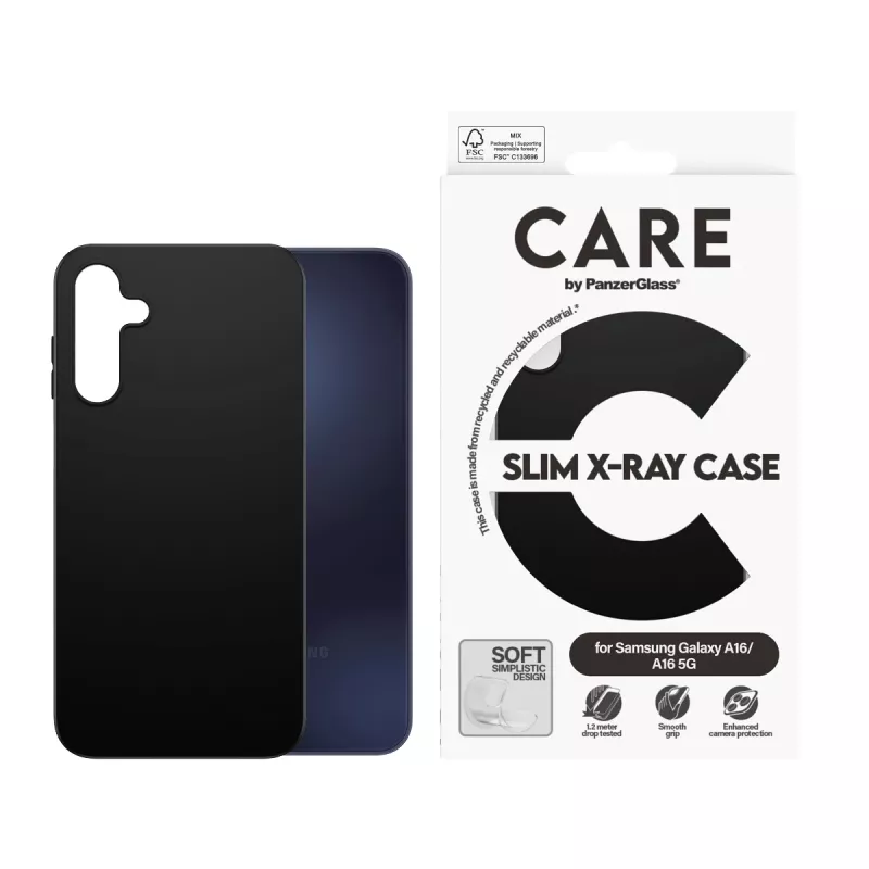 PanzerGlass CARE™ by ® vāciņš Melns Samsung Galaxy A16 4G | A16 5G