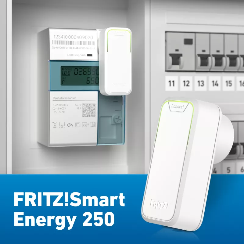 FRITZ! Smart Energy 250 mājas raidītājs Bezvadu Sienas stiprinājuma RF bezvadu