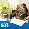 Box 5690 bezvadu maršrutētājs 2.5 Gigabit Ethernet divjoslu (2.4 GHz / 5 GHz) sarkans, balts