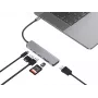 Conceptronic DONN02G klēpjdatora doks / pieslēgvietu pavairotājs USB 3.2 Gen 1 (3.1 Gen 1) Type-C alumīnijs