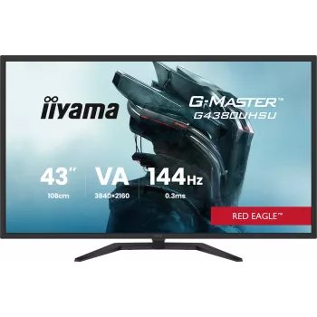 iiyama G-MASTER G4380UHSU-B2 datora monitors 108 cm (42,5 collas) 3840 x 2160 pikseļi 4K Ultra HD LED Melns
