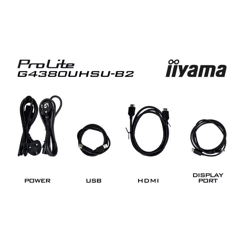 iiyama G-MASTER G4380UHSU-B2 datora monitors 108 cm (42,5 collas) 3840 x 2160 pikseļi 4K Ultra HD LED Melns